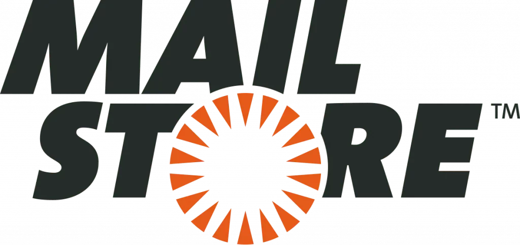 MailStore-Logo: Schwarzer, fettgedruckter Schriftzug